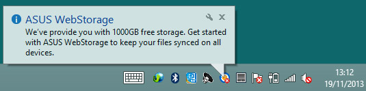 Asus WebStorage 1TB offer