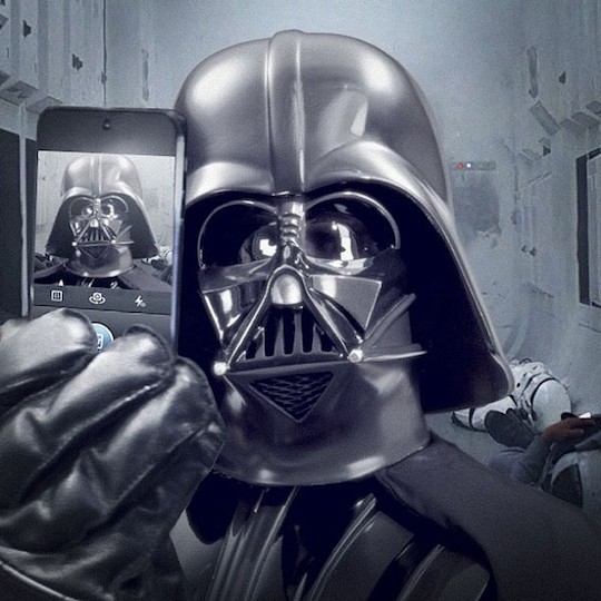 Darth Vader's first selfie