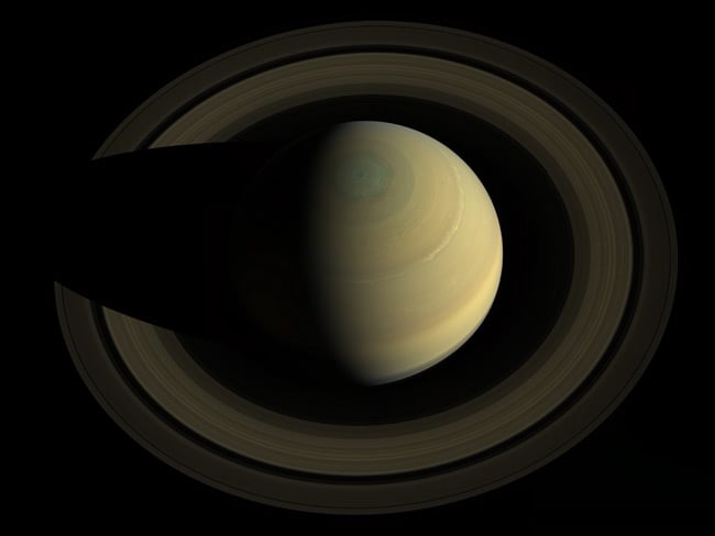 Cassini image of Saturn taken on 10 October 2013. Pic: NASA