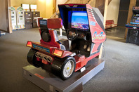 Out Run arcade game cabinet