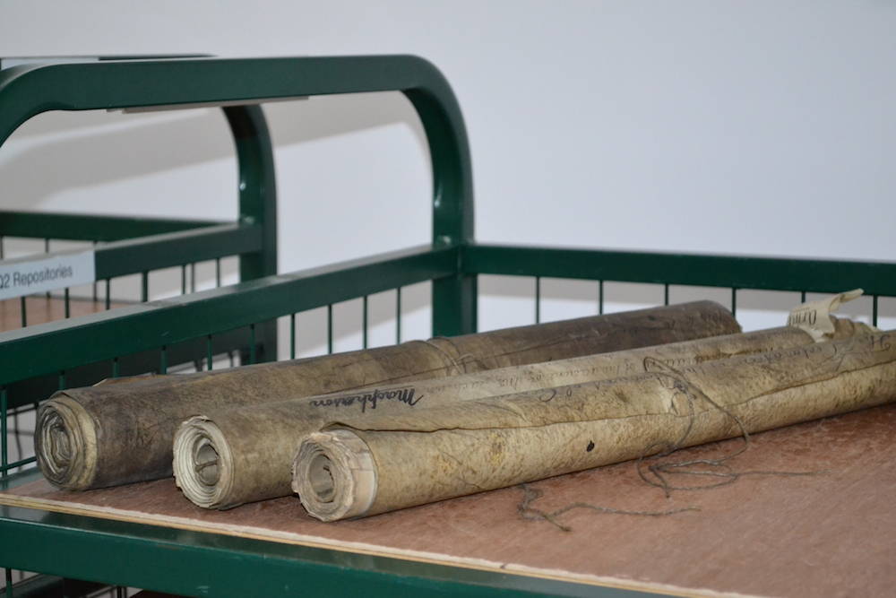 Old scrolls at the National Archive