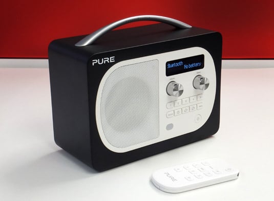 Pure Evoke D4 with Bluetooth front panel