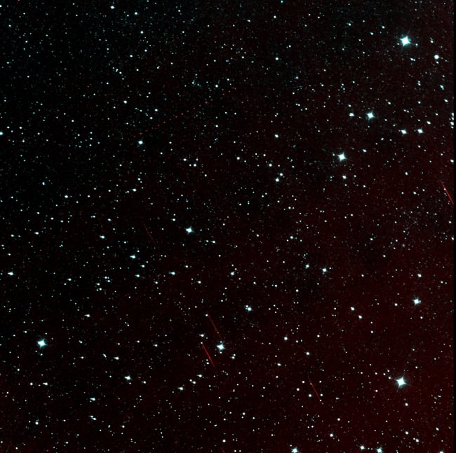 A patch of sky in the constellation Pisces snapped by NEOWISE