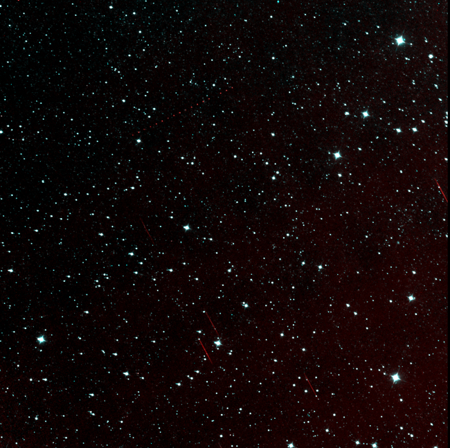 A patch of sky in the constellation Pisces snapped by NEOWISE