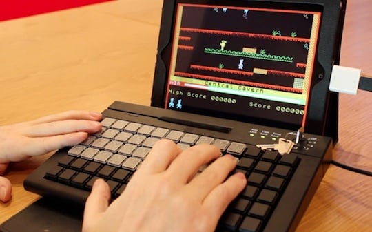 Elite Systems' prototype bluetooth keyboard for the ZX Spectrum