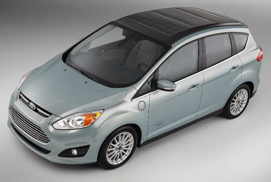 Ford C-MAX Solar Energi Concept – view from above and facing the front