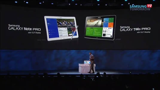 New Samsung 12.2-inch Galaxy Tab Pro and Galaxy Note Pro