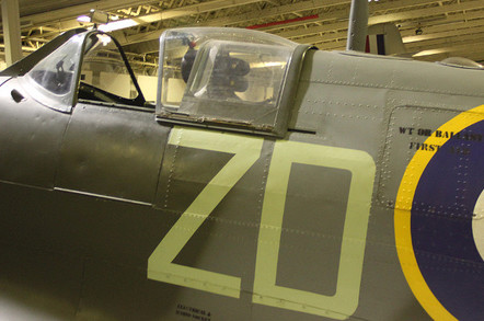 Spitfire cockpit