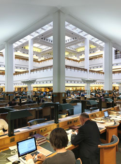 Reading Room British Library, St Pancras by Paul Grundy.