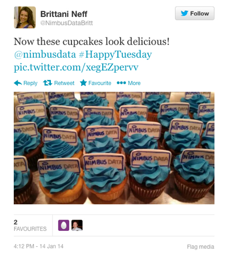 Nimbus cup cakes