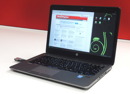 HP EliteBook 840 G1 running openSUSE Linux