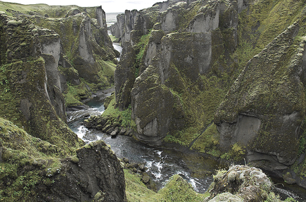Icelandic chasm