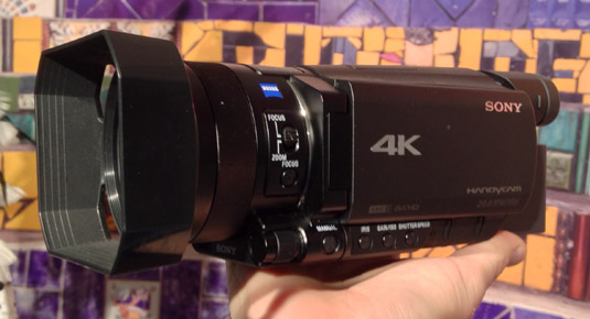 Sony FDR-AX100E 4K camcorder