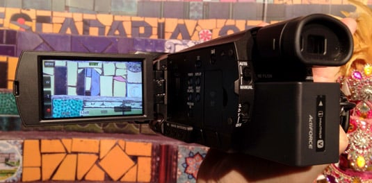 Sony FDR-AX100E 4K camcorder