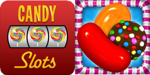 Candy Slots icon and Candy Crush icon