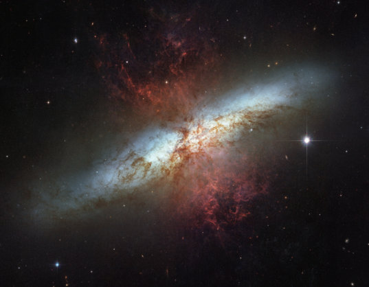 Hubble shot of M82