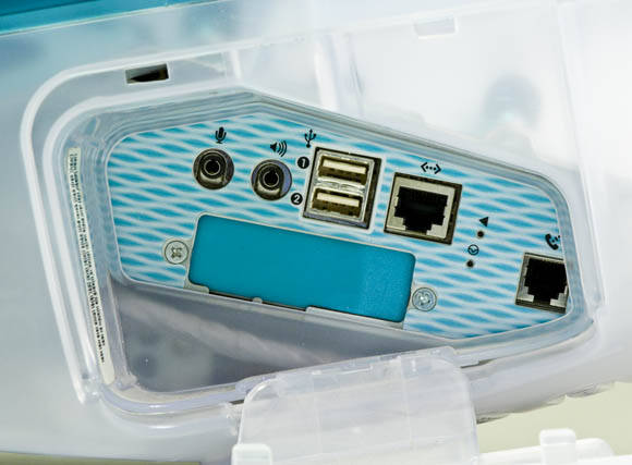 Ports on the original 'Bondi Blue' iMac