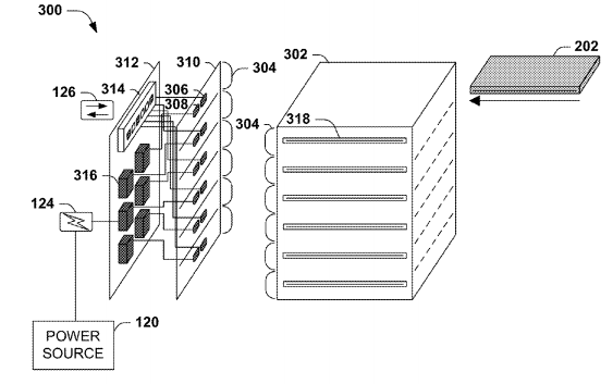 One of the images describing Microsoft's blade server design