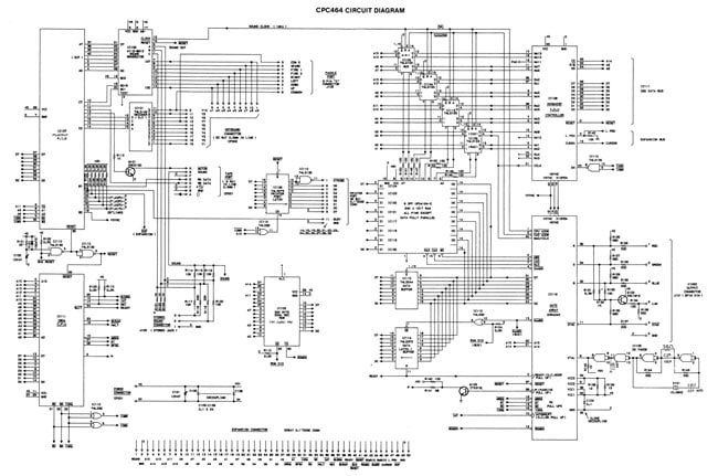 Amstrad CPC 464 schematic