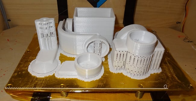 The Stubilizer parts just after printing