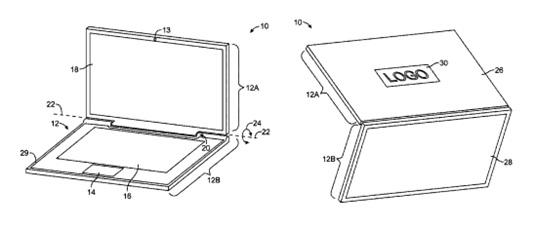 Glass Apple laptop