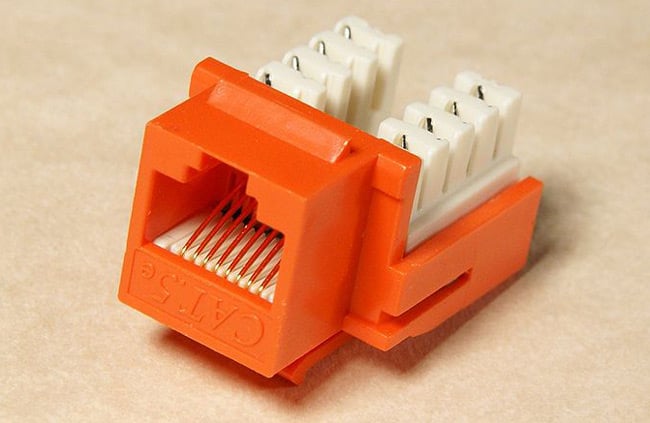 A Cat5 keystone module