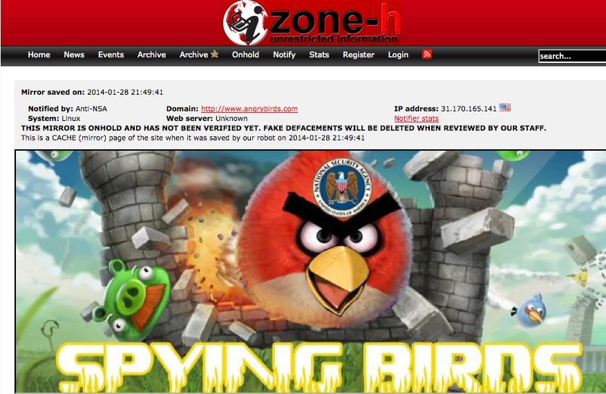 Angry Birds é usado pela NSA para acessar dados de usuários de