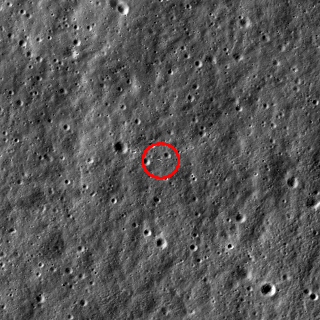 LRO snaps pic of LADEE