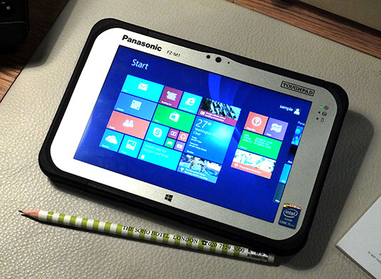 Panasonic Toughpad FZ-M1 ruggedised tablet