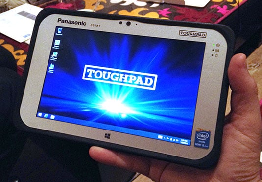 Panasonic Toughpad FZ-M1 ruggedised tablet