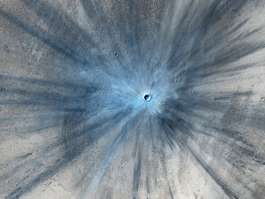 Crater on Mars