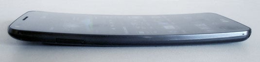 LG D958 G Flex Android handset with Motoroal Moto G