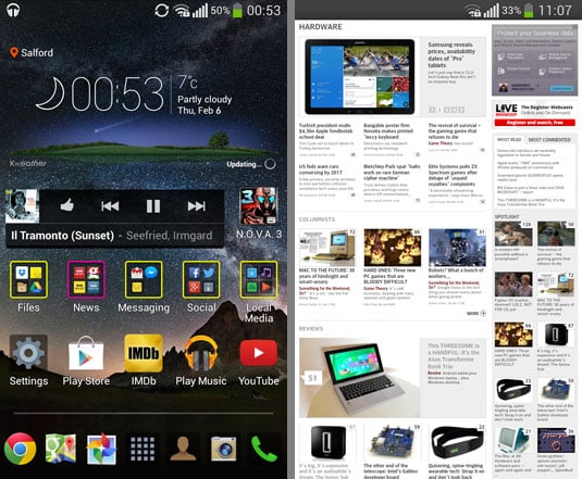 LG D958 G Flex Android handset