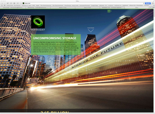 Infinidat Web Page
