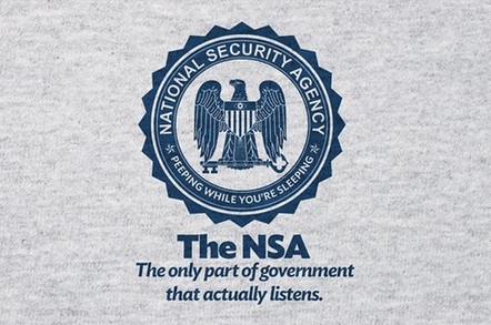 NSA parody T-shirt