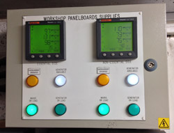 City Lifeline Switch Room panel supply metering