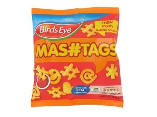 Birds Eye's 'mashtags' snack