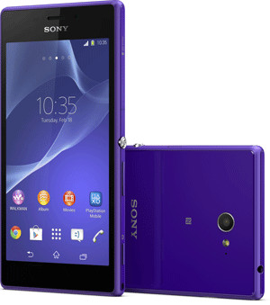 Sony's M2, also available in purple.