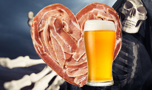 Beer, bacon and the Grim Reaper