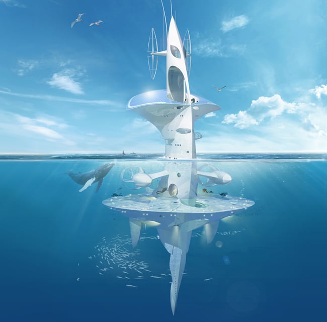 Artist's impression of the SeaOrbiter