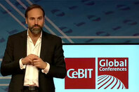 Photo of Mark Shuttleworth at CeBIT 2014