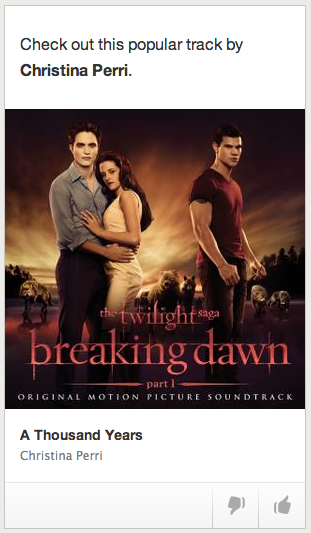 The Twilight Saga – er, no thanks Spotify