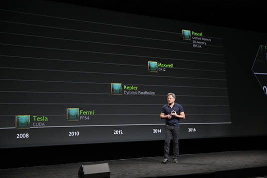 Nvidia CEO Jen-Hsun Huang announces 'Pascal' as next step on GPU-architecture roadmap