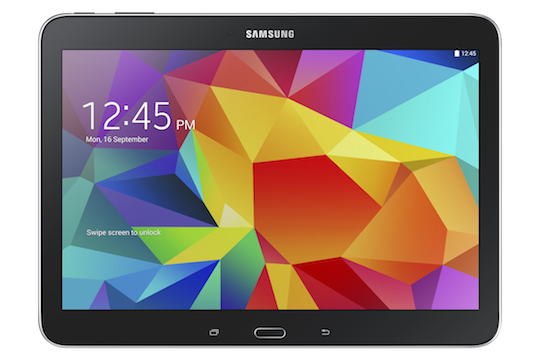 The 10.1 inch Galaxy Tab4 