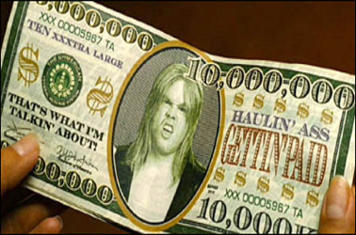 Uk Dollars. Idiocracy President Camacho. I like money. One like money