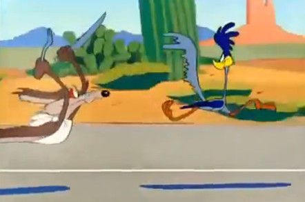 Roadrunner and Wile E Coyote