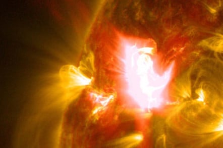 M6.5 solar flare in April 2014