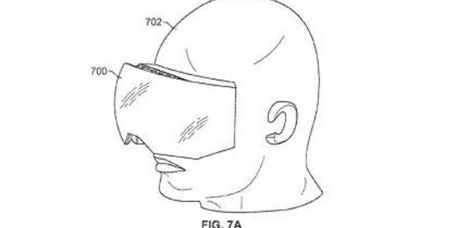 Apple virtual reality headset design