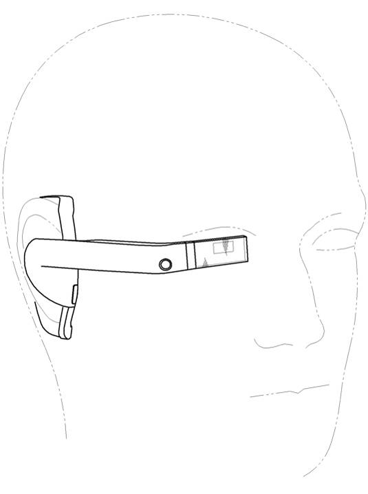 Samsung headset patent-application illustration: worn