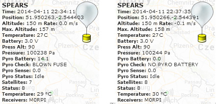 Spears alerts shown on spacenear.us
